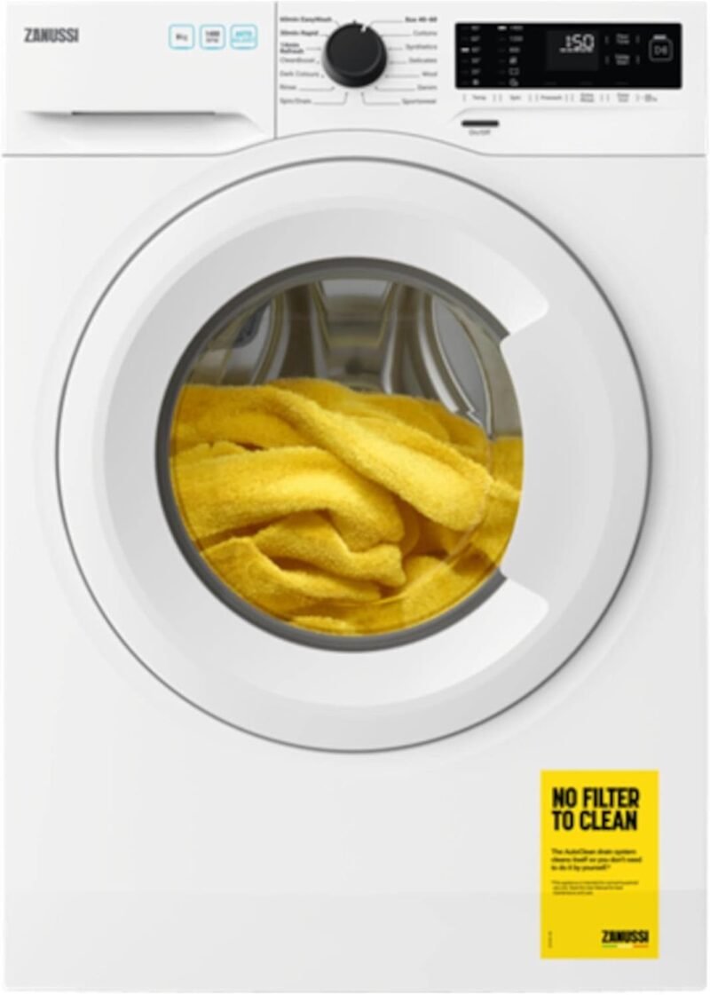 61xR4d4lXYL._AC_SL1500_.jpg Zanussi ZWF842C3PW 8kg AutoAdjust Wasmachine - Wit - Afbeelding 1