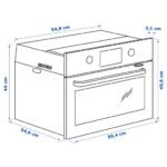 Showmodel!! IKEA EFTERSMAK Inbouw Magnetronoven - Afbeelding 4