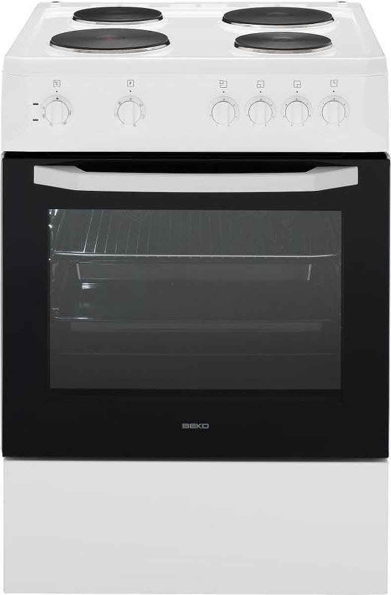 789x1200.jpg Beko CSS67000GW Vrijstaand Elektrisch Fornuis Keramisch 4 Kookzones - Afbeelding 1