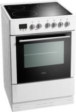 PELGRIM PF6164witUU 60 cm keramisch fornuis met 4 zones, wit