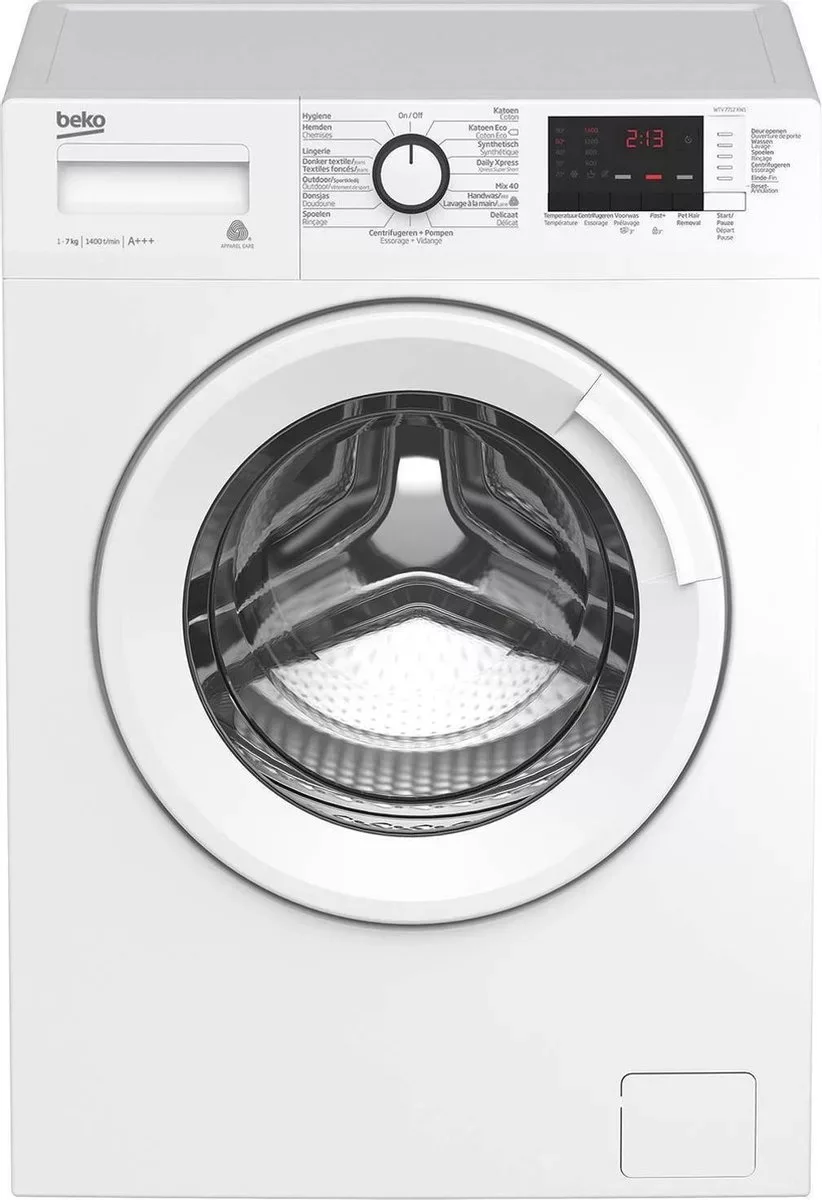 822x1200-jpg-webp.webp Beko WTV9712XSW - Wasmachine - 7kg - A++ 1200T - Afbeelding 1
