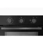 Fitelli IO56RVS1 Inbouwoven 60cm hoog – 10 Ovenfuncties – Hetelucht – Zwart Glas - Afbeelding 3