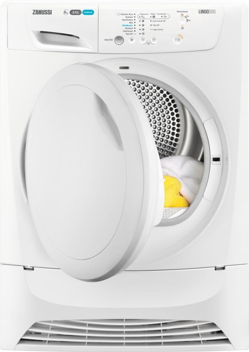851x1200.jpg Zanussi ZDC8200NW - Condensdroger 8kg - Afbeelding 1