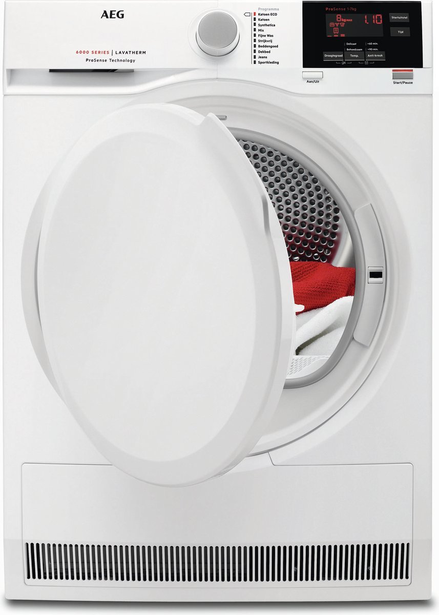 857x1200-1.jpg AEG T6DB82GP - 6000 serie - ProSense - Condensdroger 8kg - Afbeelding 1