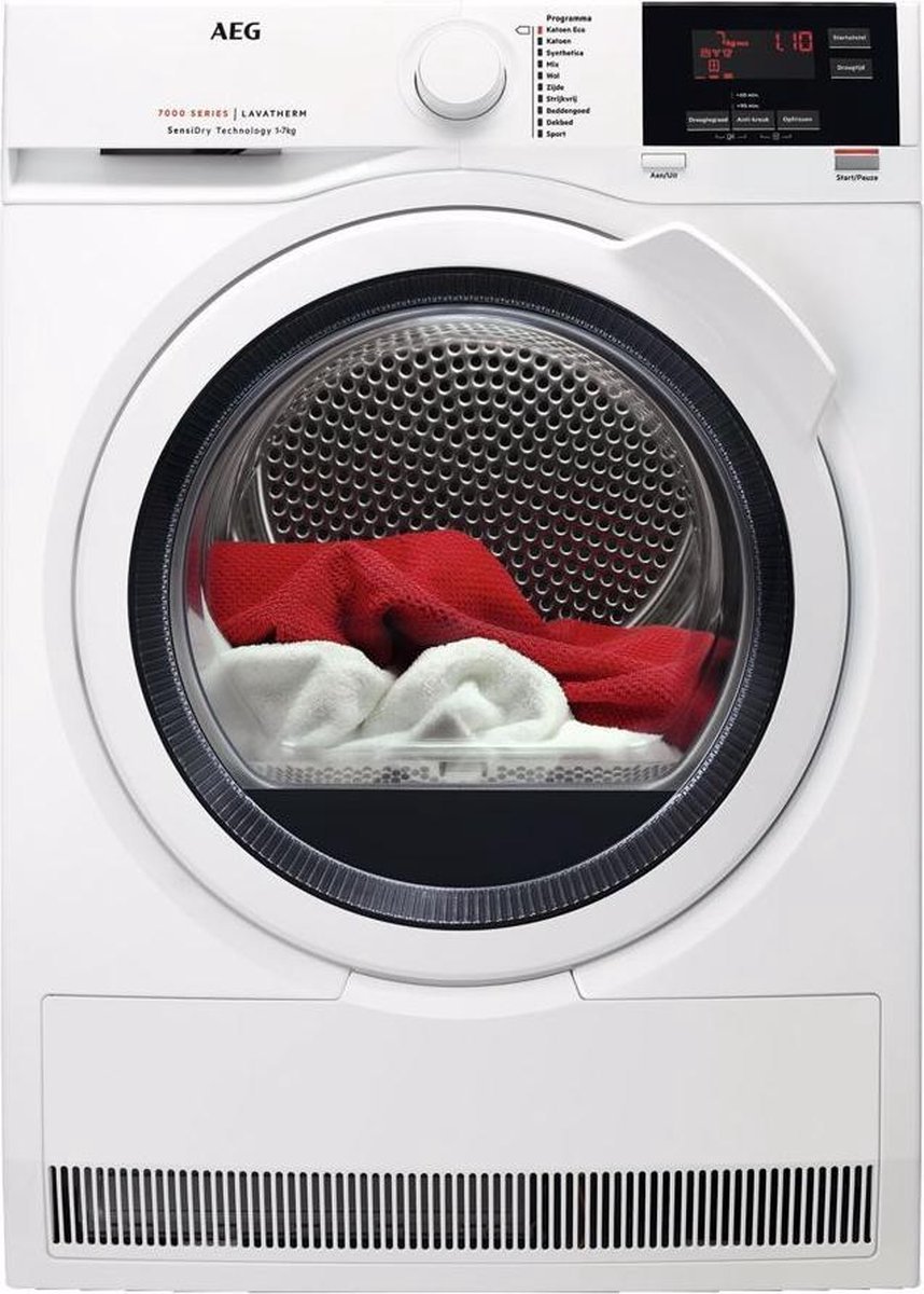 858x1200.jpg AEG SensiDry warmtepompdroger T7DBNP612 7kg - Afbeelding 1