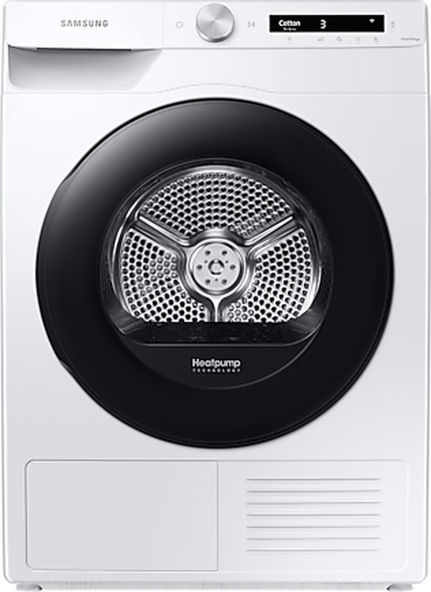 873x1200-1.jpg B-keus!! Samsung DV90T5240AW - Warmtepompdroger - 9kg - Afbeelding 1