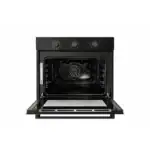 Fitelli IO56RVS1 Inbouwoven 60cm hoog – 10 Ovenfuncties – Hetelucht – Zwart Glas - Afbeelding 2