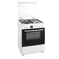 949866-etna-efg689vwit.jpg Etna EFG689VWITAE gasfornuis 60 cm wit - Afbeelding 1