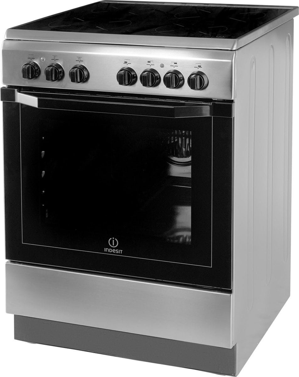 952x1200-1.jpg Indesit I6VMH2A/NL(X) Elektrisch Fornuis - 60cm - RVS - Afbeelding 1
