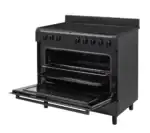 Nieuw!! Proff FSVC-9060BL keramisch vrijstaand fornuis Zwart 90CM breed met heteluchtoven 2 Fasen - Afbeelding 3