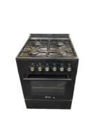 Wiggo WO‑E603R(BB) – Vrijstaand gasfornuis – 60 cm – 4 kookzones – 56L elektrische oven – Zwart - Afbeelding 5