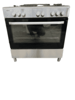 EDY 5 pit gasfornuis grijs 90cm breed met hete lucht oven - Afbeelding 3