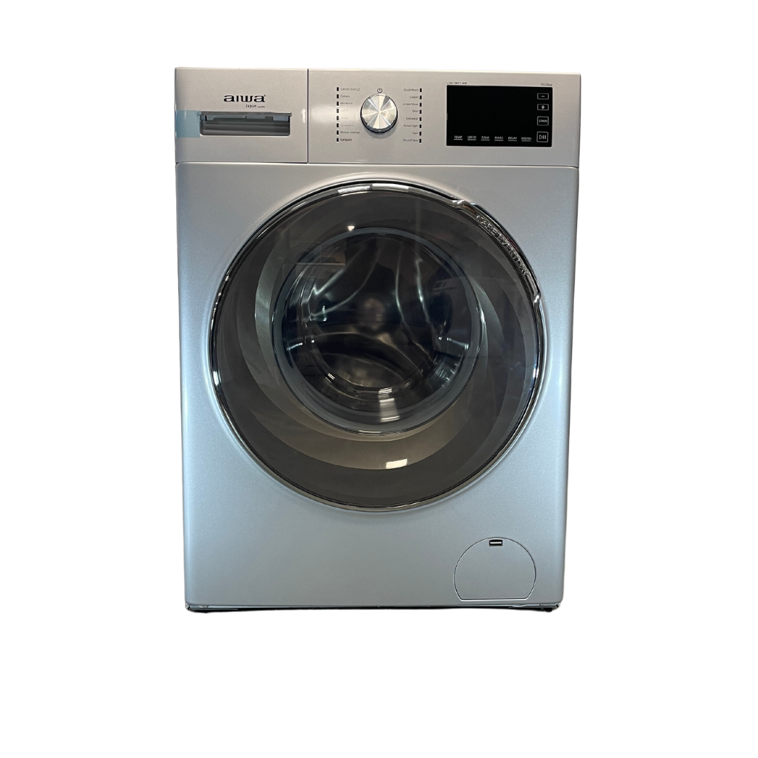 Aiwa-canva2-2.png B-keus!! AIWA LO.9K14S Wasmachine 9KG 1400T kleur zilver grijs - Afbeelding 1