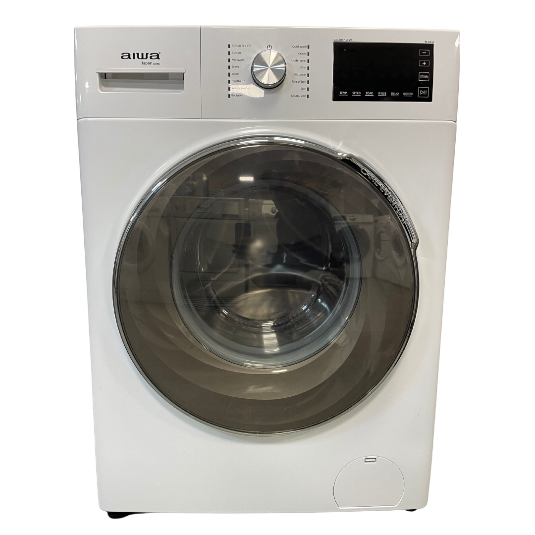 Aiwa-wit.png Nieuw!! AIWA LO.9K14W wasmachine 9 kg 1400 toeren kleur wit - Afbeelding 1