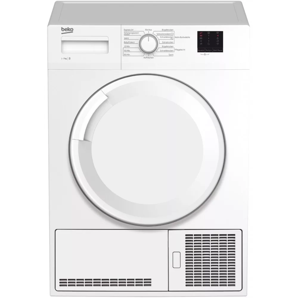 BEKO-DCU720030BX-FRONT-1000x1000-1-jpg.webp Beko DCU72301BX - Condensdroger 7kg - Afbeelding 1