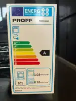 B-KEUZE!! Proff FSIEC-9059X luxe inductie fornuis 90 CM RVS breed met 5 kookzones en heteluchtoven - Afbeelding 3