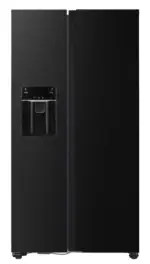 Schade!! Fitelli KV520IZW Amerikaanse koelkast zwart rvs 90 cm breed met ijs en waterdispenser (kopie)