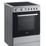 Fitelli FI6001RVS Inductie Fornuis Vrijstaand 60 cm – Boosterfunctie – met Heteluchtoven –  RVS-2 fase