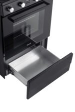 Fitelli FI6001ZW Inductie Fornuis Vrijstaand 60 cm – Boosterfunctie – met Heteluchtoven – Zwart - 2fase - Afbeelding 5