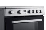 Showmodel!! Fitelli FK6002RVS keramisch Fornuis 60CM met heteluchtoven- Grijs- 2 of 3 fase - Afbeelding 2