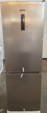 schade !! Fitelli KV314INOX01 Koelvriescombinatie No-frost 185cm Grijs/RVS - Afbeelding 2