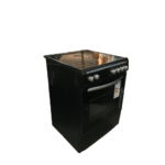 showmodel:Proff FSVC-6060BL-EC keramisch vrijstaand fornuis Zwart 60CM breed 2 Fasen - Afbeelding 4