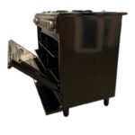 Proff FSGE-9060-BL Zwart gasfornuis 90cm Met Hetelucht oven - Afbeelding 4