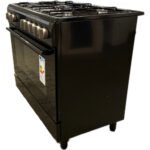Proff FSGE-9060-BL Zwart gasfornuis 90cm Met Hetelucht oven - Afbeelding 5