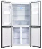 B-keus!! luxe Fitelli KV427GLWIT01, 4 deurs , Amerikaanse koelkast , wit, glazen voorkant , 83cm breed, no-frost - Afbeelding 2