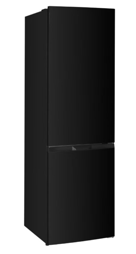 KV253ZW1-closed.jpg Fitelli KV253ZW2 Koel-vriescombinatie – 180 cm Hoog, 253 Liter, No Frost, Zwart - Afbeelding 1