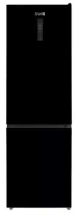 Nieuw!! Fitelli KV314ZW01 Koelvriescombinatie No-frost 185cm hoog 60cm breed kleur zwart mat