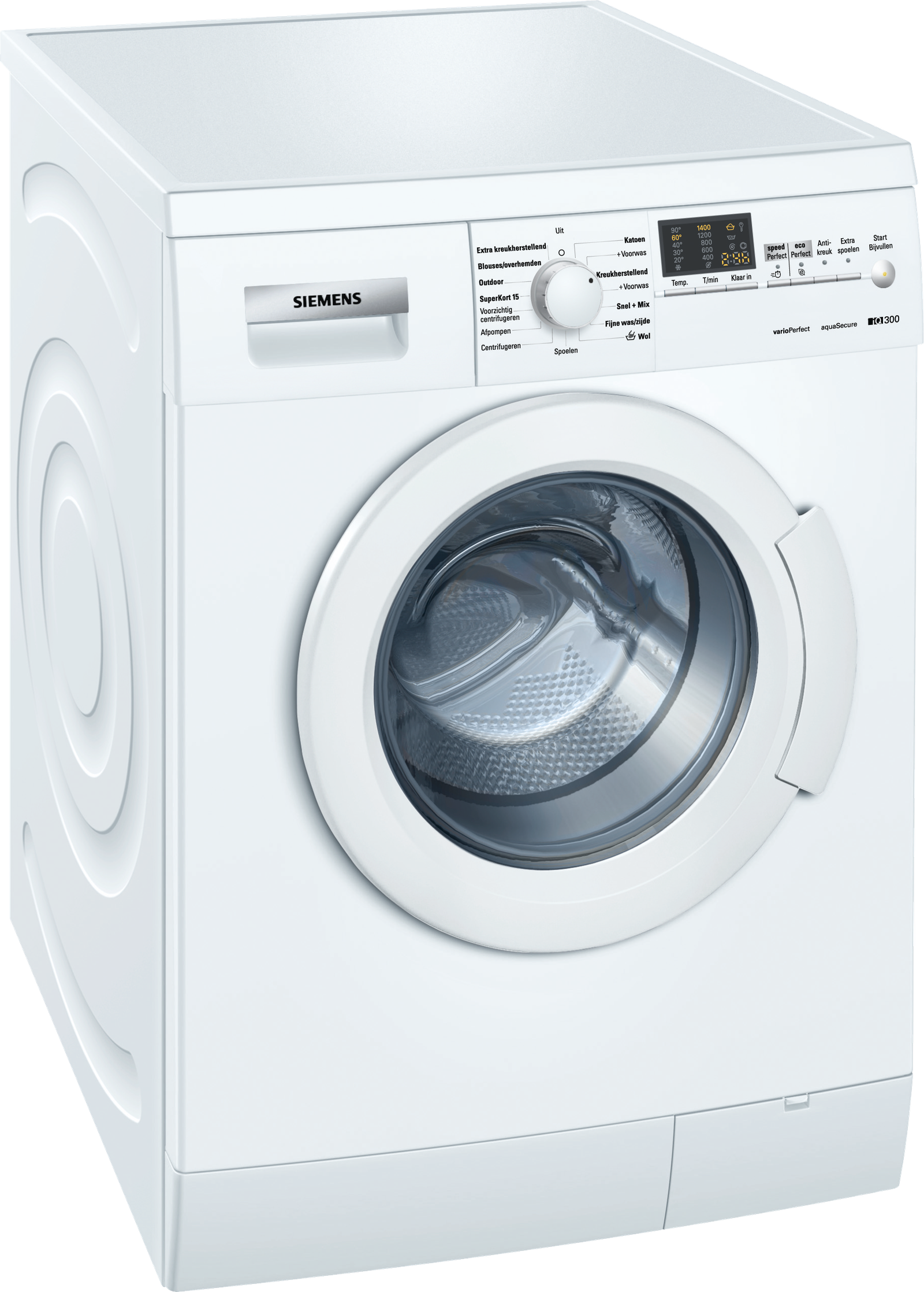 MCSA00569930_WM14E427NL_def.png Siemens WM14E447NL Wasmachine 7 kg 1400toeren - Afbeelding 1
