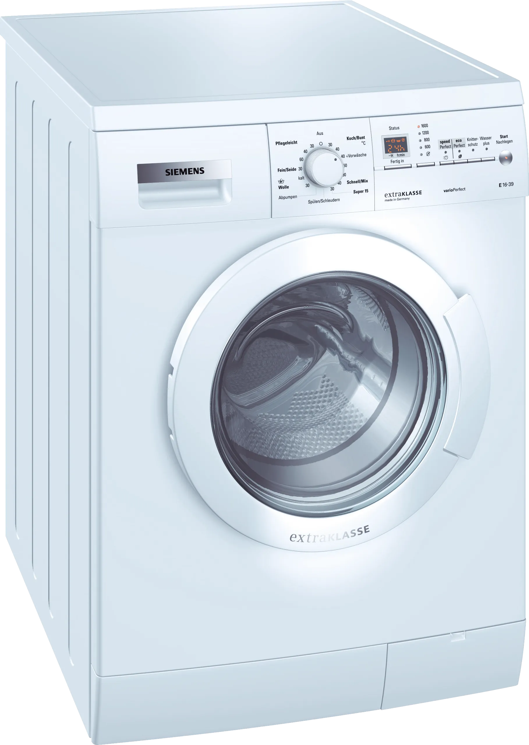 MCSA042166_WM16E393_def.webp Siemens E14-39 wasmachine 6 kg 1400 toeren - Afbeelding 1