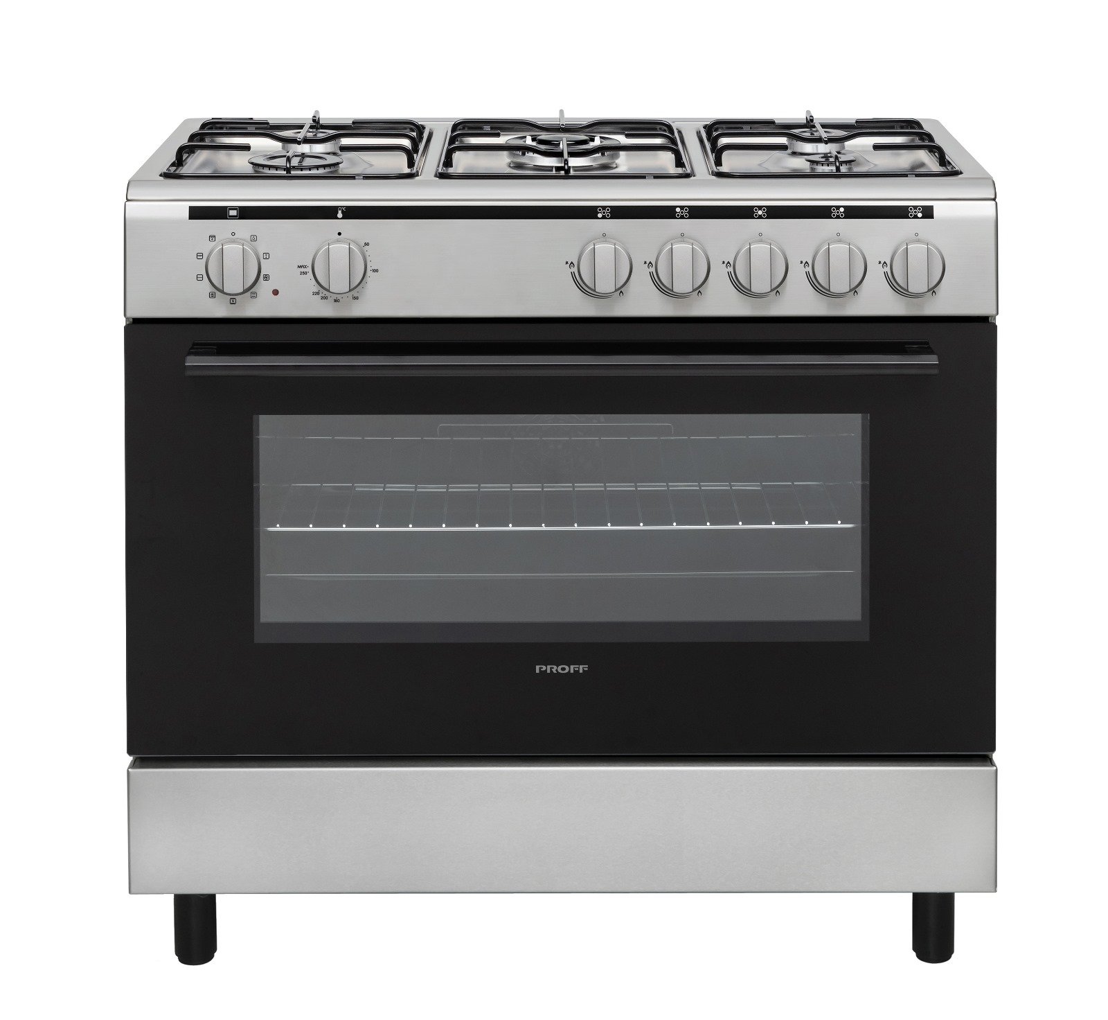 WhatsApp-Image-2024-12-20-at-09.55.55.jpeg Proff FSGE-9060-HX RVS gasfornuis 90cm Met Heteluchtoven - Afbeelding 1