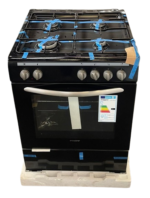 Showmodel !! Proff FSGEC-6060-BL gasfornuis 60cm Met Hetelucht - Afbeelding 3