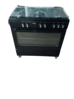 B-keus!! Fitelli FG9001ZW zwart gasfornuis 90cm met hetelucht - Afbeelding 3