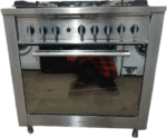Indesit KP9F91S gasfornuis 90cm, zilver - Afbeelding 2