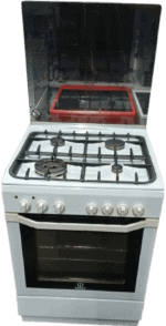 Indesit I6THM2AGWNL - 4 pit gasfornuis - 50cm breed - wit - Afbeelding 2