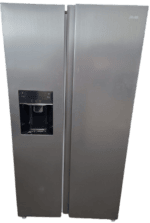 B-keus!! Fitelli KV520ISIL Amerikaanse koelkast grijs RVS 90 cm breed met ijs en waterdispenser - Afbeelding 2