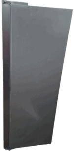 B-keus!! Fitelli KV520ISIL Amerikaanse koelkast grijs RVS 90 cm breed met ijs en waterdispenser - Afbeelding 4