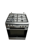 Inventum VFG6034WGRVS- Vrijstaand gasfornuis - Elektrische oven - 4 kookzones - 60 cm - RVS - Afbeelding 3