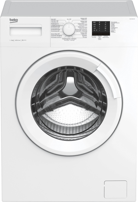 bekooooooooo.png Beko WCC 5611 BC Wasmachine 6kg 1200t - Afbeelding 1