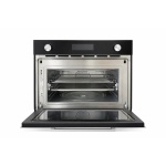 Fitelli IOMA35ZW1 Inbouw Combi Magnetron – Hetelucht, Grill en Magnetron 45 cm hoog Zwart - Afbeelding 3
