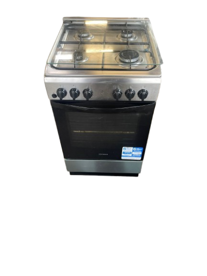 download-48.png Indesit 4 pit gasfornuis RVS 50cm breed - Afbeelding 1