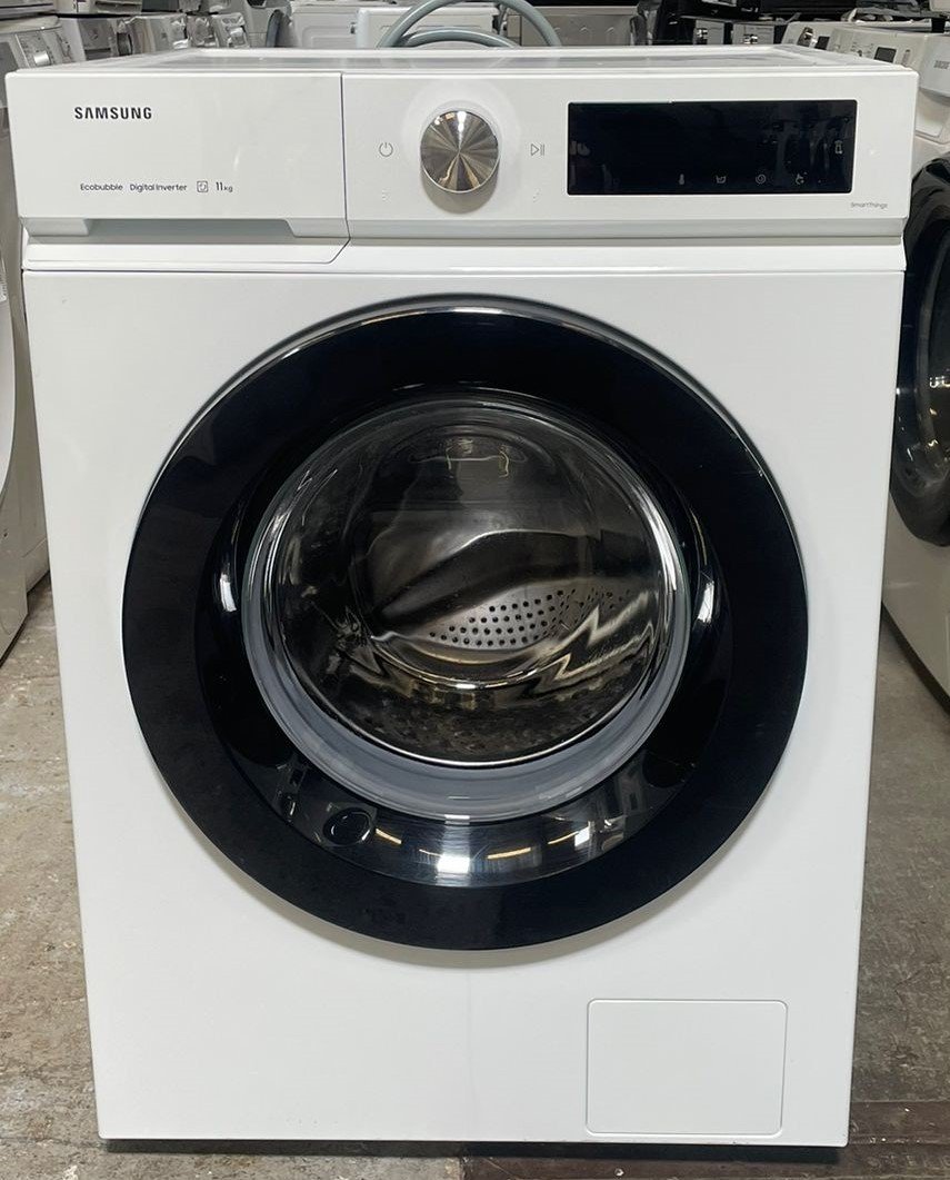 f4eb32bb-8a95-4452-b99d-a1cfec96ac8e.jpeg B-keus!! Samsung Bespoke WW11BB504AABS2 - 5000 serie - Wasmachine - WIT - Afbeelding 1