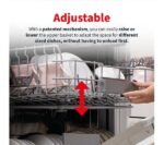 Sharp QWNS1CF49EWEU - Vrijstaande Vaatwasser 45cm Breed - Afbeelding 7