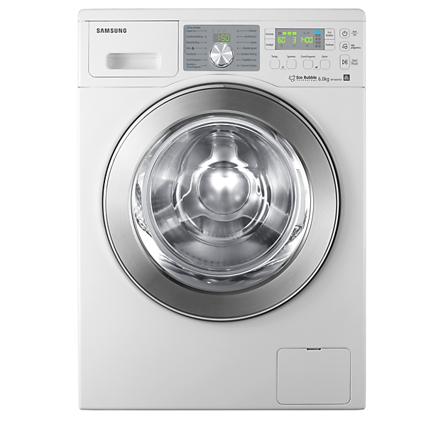 nl_WF1604YKE-XEN_001_Front.png Samsung Wasmachine wf1604yke Eco Bubble 6kg 1400toeren - Afbeelding 1