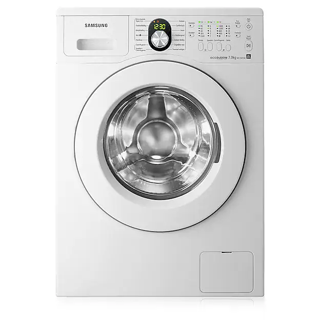 nl_WF1704YSW-XEN_001_Front_white.webp Samsung WF1704YSW Wasmachine Eco Bubble 7kg 1400toeren - Afbeelding 1