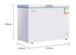 B_keus!! Fitelli VK300W02 - Vrieskist - Inhoud 300 liter - Wit - Vrijstaand - 112.5 cm Breed (kopie) - Afbeelding 4