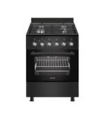 Wiggo WO-E603R(BB) Serie 3 - Gasfornuis - zwart